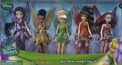 Disney fairy best sale dolls 6 pack